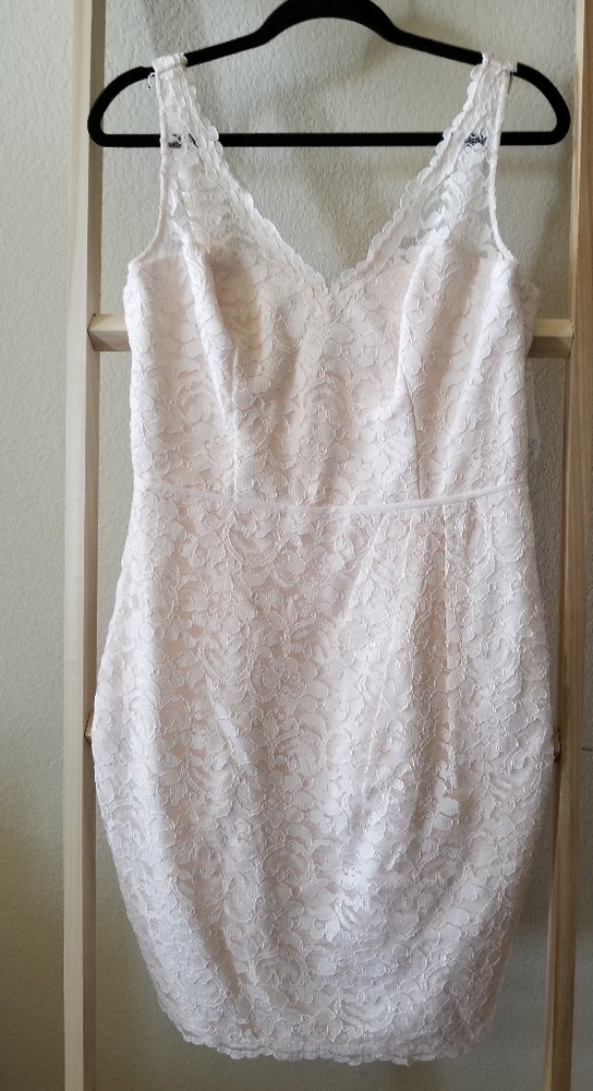 Blush Pink Lace Dress